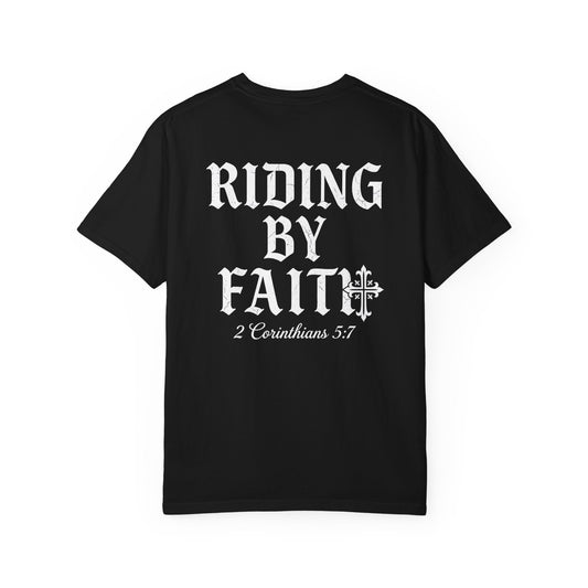 RIDING BY FAITH Tee — Black