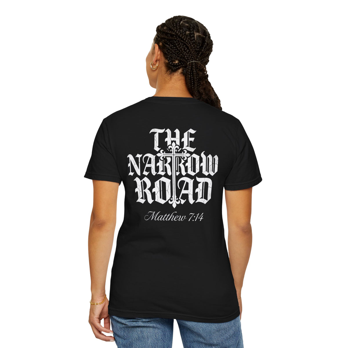 THE NARROW ROAD Tee — Black